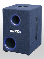 MM-10B/F MUSIC-MATE Subwoofer in blau/schwarzem Filz