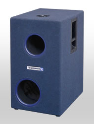MM-15B/F MUSIC-MATE Subwoofer in blau/schwarzem Filz