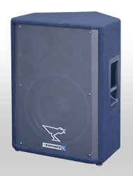 MM-15/F Kompakt-Fullrange-System in blau/schwarzem Filz
