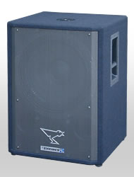 MM-18B/F MUSIC-MATE Subwoofer in blau/scharzem Filz