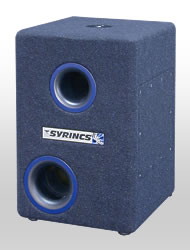 MM-6.5B/F MUSIC-MATE Subwoofer in blau/schwarzem Filz