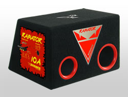Rabiator 10A Car-Hifi Subwoofer mit integr. Verstrker